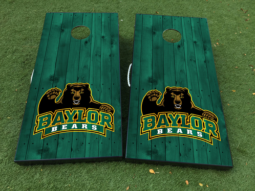 Baylor University Bears Football team Cornhole Board Game Sticker Vinyle Wraps avec laminated