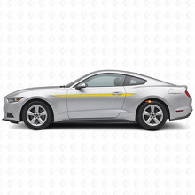 Autocollant vinyle latéral à bandes de contour d'accent pour Ford Mustang 2015-2020_5