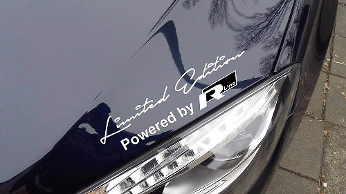 Paire d'autocollants décalcomanies édition limitée style R-Line pour Volkswagen Touareg Beetle Passat