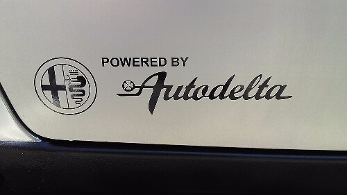 Kit de décalcomanies latérales Autodelta alimenté pour Alfa Romeo Spider Giulia
