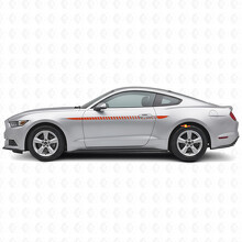 Kit d'autocollants latéraux en vinyle à bandes stroboscopiques pour Musclecar Musclecarmodel 2015-2020_4