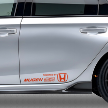 Jeu d'autocollants latéraux Powered by Mugen pour voitures Honda_4