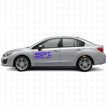 Autocollants latéraux personnalisés style SPT pour Subaru_2