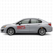 Autocollants latéraux personnalisés style SPT pour Subaru_4