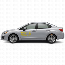 Autocollants latéraux personnalisés style SPT pour Subaru_5