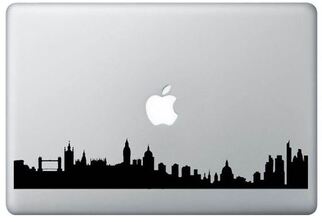 Autocollant de décalcomanie pour ordinateur portable MacBook de Londres Skyline

