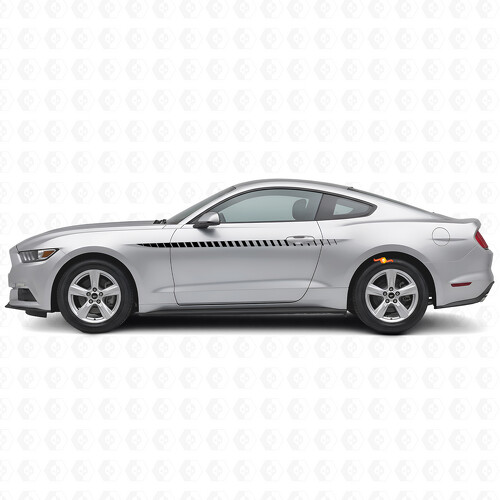 Kit d'autocollants vinyle latéraux bandes de course pour Musclecar Musclecarmodel 2015-2020