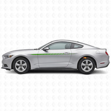 Kit d'autocollants vinyle latéraux bandes de course pour Musclecar Musclecarmodel 2015-2020_3