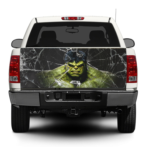 Hulk et verre brisé hayon autocollant Wrap Pick-up camion SUV voiture