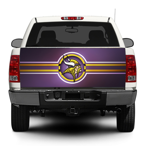 Minnesota Vikings NFL Tailgate Sticker Wrap Pick-up Truck SUV Car