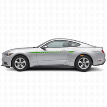 Kit d'autocollants en vinyle latéraux à rayures style rallye pour Musclecar Musclecarmodel 2015-2020_3
