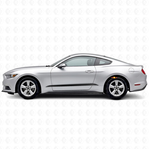 Kit de décalcomanies vinyle bandes de contour latérales inférieures pour Musclecar Musclecarmodel 2015-2020