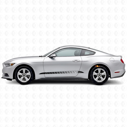 Kit de décalcomanies vinyles bandes stroboscopiques latérales inférieures pour Musclecar Musclecarmodel 2015-2020