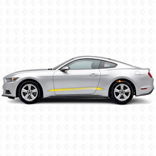Kit de décalcomanies vinyles bandes stroboscopiques latérales inférieures pour Musclecar Musclecarmodel 2015-2020_5