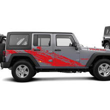 Autocollant vinyle graphique éclaboussures de boue latéral pour Jeep Wrangler Unlimited JK_3