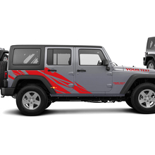 Kit d'autocollants en vinyle graphique éclaboussures droites pour Jeep Wrangler Unlimited JK_3
