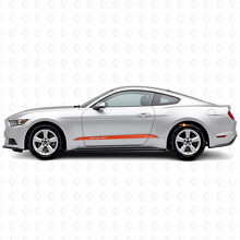 Kit de décalcomanies vinyl de bandes personnalisées latérales inférieures pour Musclecar Musclecarmodel 2015-2020_4