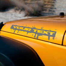Autocollant vinyle capot peinture éclaboussures pour Jeep Wrangler Sahara Rubicon JK_2
