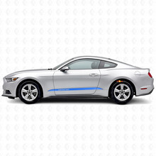 Kit de décalcomanies vinyle latérales inférieures à bandes personnalisées pour Musclecar Musclecarmodel 2015-2020_2