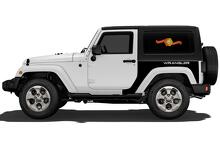 JEEP Sticker autocollant arrière quart côté graphique 07-16 Wrangler JK 2 portes 2