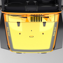Autocollant Vinyle Bande de Capot de Périmètre pour Jeep Wrangler Rubicon_2