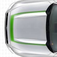 Autocollant vinyle de contour à l'accent pour capot Musclecar Musclecarmodel 2015-2020_3