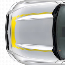 Autocollant vinyle de contour à l'accent pour capot Musclecar Musclecarmodel 2015-2020_5