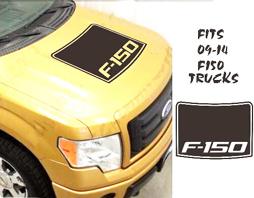 Autocollant en vinyle pour capot style blackout pour camion Musclecar 2009-2014