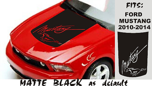 Autocollant Vinyle Logo Script Capot pour Musclecar Musclecarmodel 2010-2020