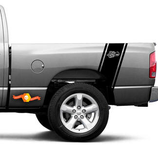 Dodge Ram Pickup Truck Lit Vinyle Autocollant Graphique Autocollants Superbee 1500 2500 3500