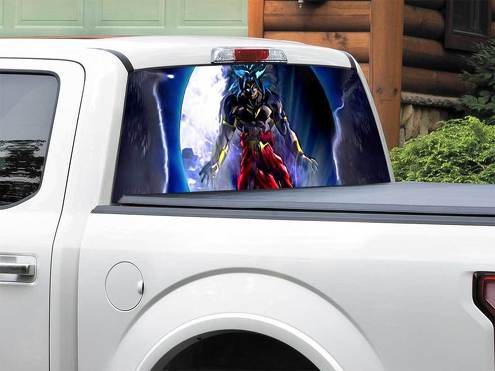 Broly Dragon Ball Z Légendaire Super Saiyan Arrière Fenêtre Sticker Autocollant Pick-up Camion SUV Voiture n'importe quelle taille