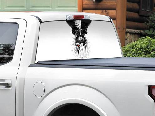 Anime Ken Kaneki Tokyo Ghoul arrière fenêtre autocollant autocollant camionnette SUV voiture toute taille