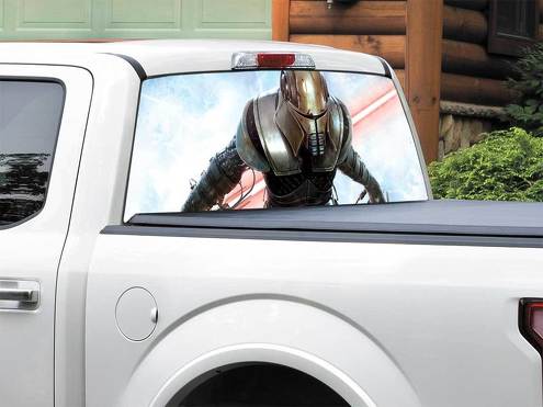 Sabre laser Sith Star Wars arrière fenêtre autocollant autocollant Pick-up camion SUV voiture n’importe quelle taille