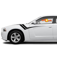 Kit d'autocollants en vinyle Z Hash pour côtés pour Dodge Charger 2011-2014_2