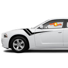 Kit d'autocollants en vinyle Z Hash pour côtés pour Dodge Charger 2011-2014_3