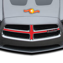 Dodge Charger Grill Cross Hair Hemi Decal Sticker Kit graphique complet s'adapte aux modèles 2011-2014 3