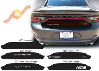Dodge Charger Trunk Blackout Hemi RT Sticker Kit graphique complet compatible avec les modèles 2015-2020