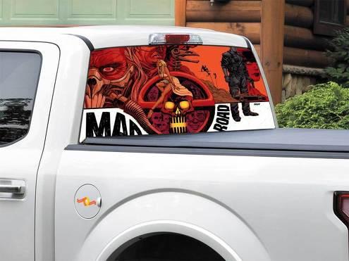 Mad Max Rockatansky Fury Road Immortan Joe autocollant de fenêtre arrière autocollant camionnette SUV voiture n'importe quelle taille