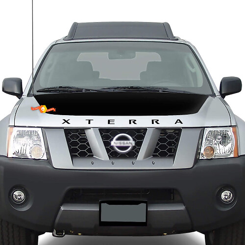 Autocollant vinyle de capot noir pour Nissan Xterra