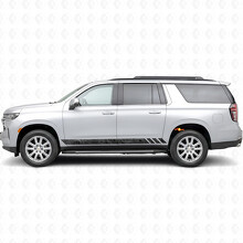 Bandes vinyle topographiques pour porte et panneau de bas de caisse Chevrolet Suburban T1XX 2021-2024_2