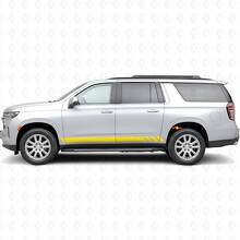 Bandes vinyle topographiques pour porte et panneau de bas de caisse Chevrolet Suburban T1XX 2021-2024_3