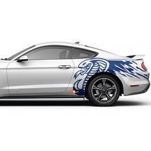 Décalcomanies latérales Cobra Graphiques Autocollants Musclecarmodel GT pour Musclecar Musclecarmodel
 3