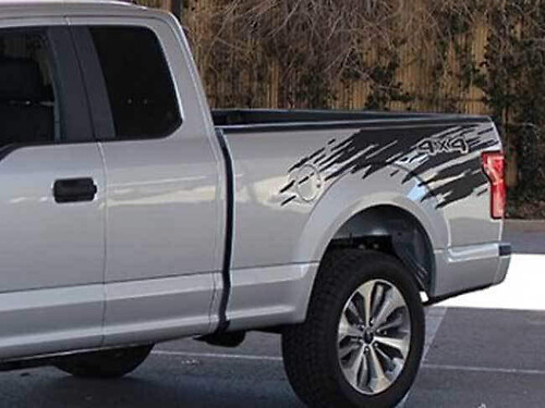 Ford F150 Autocollants Décalcomanies RIP splash side Stripe Vinyl Graphics kit pour modèles 2015-2018

