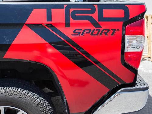 Autocollants graphiques Toyota Tundra Sport TRD 4X4 Fender pour modèles 2014-2017