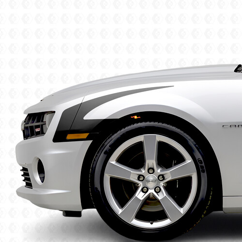 Autocollant vinyle latéral à rayures en forme de crochet pour Chevrolet Camaro 2010-2015_1