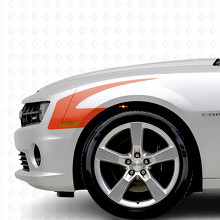 Autocollant vinyle latéral à rayures en forme de crochet pour Chevrolet Camaro 2010-2015_4