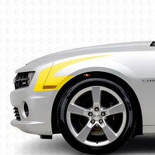 Autocollant vinyle latéral à rayures en forme de crochet pour Chevrolet Camaro 2010-2015_5