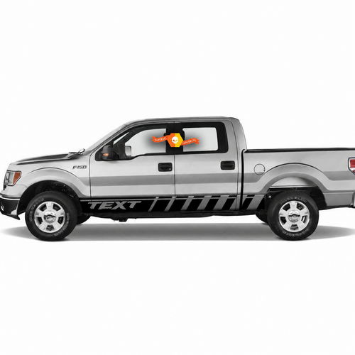Lettrage personnalisé en vinyle autocollant bande latérale pour Musclecar camion camion puissant 2010-2020