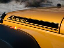 Kit de décalcomanies graphiques Jeep Renegade Hood Side Stripes Autocollant CJ, TJ, YJ 2