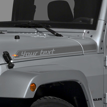 Autocollant Vinyle Rayures Lettrage Capot Latéral Pour Jeep Renegade 2